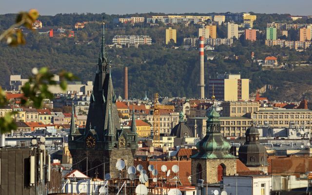 Třílůžkový pokoj s výhledem do zahrady